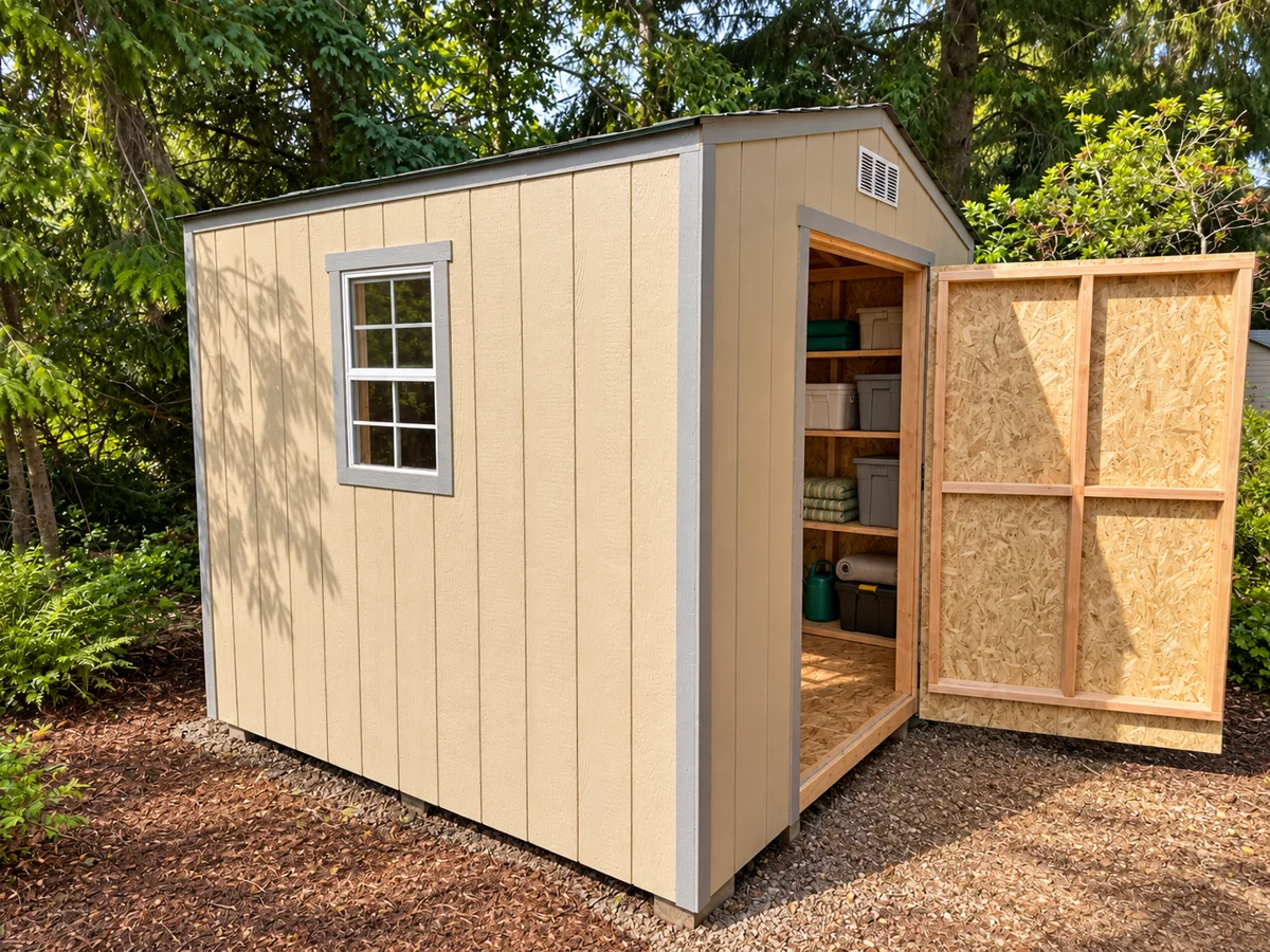 General Storage: a real Joint Builders building with digitally staged furnishings
